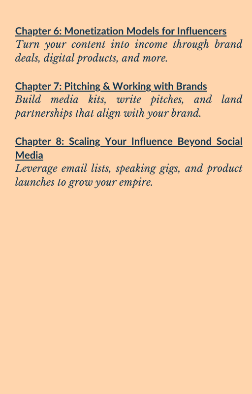 Booked & Busy : The ultimate marketing guide for content creators and influencers