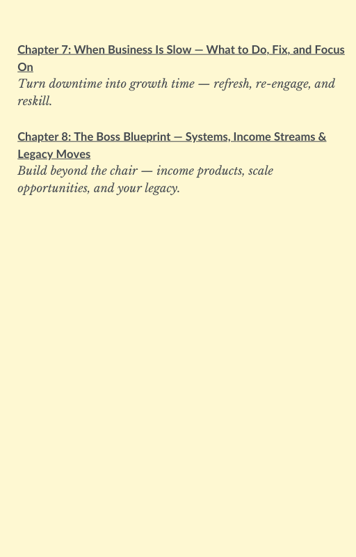 Booked & Busy: The ultimate marketing guide for stylists & barbers
